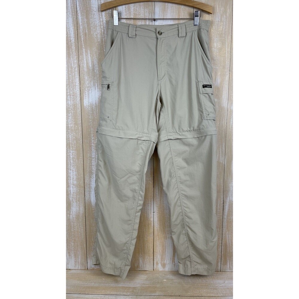 Columbia GRT Women’s Medium Convertible Packable Cargo Pants/Shorts Khaki Beige